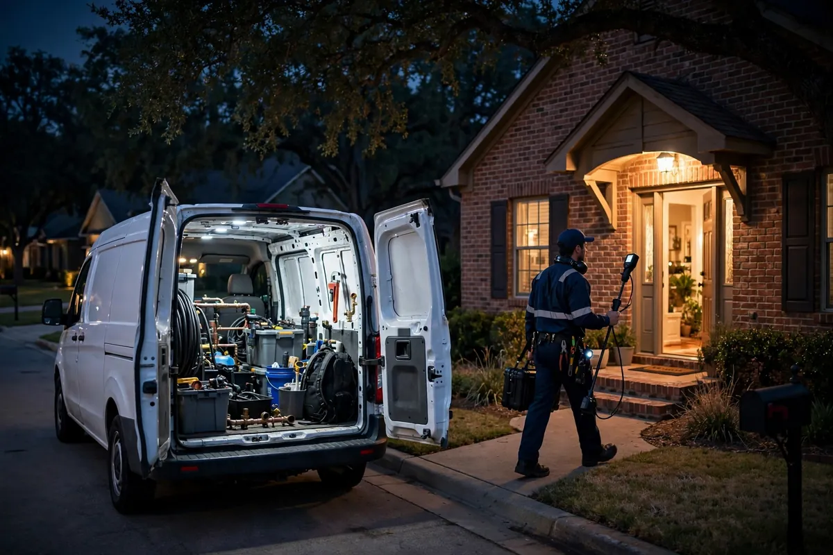 Leak detection Arlington TX
