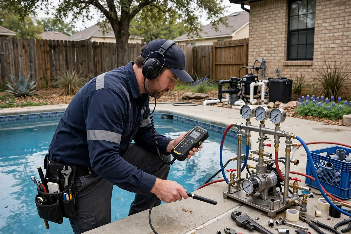 Pool Leak Detection Dallas Fort Worth