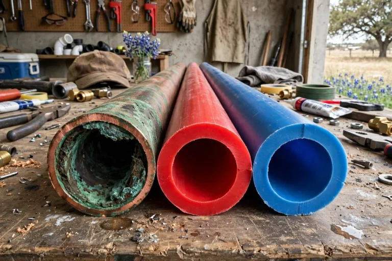 Old copper pipe versus new PEX repipe in Dallas 2026